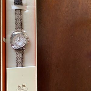 Genuine leather Coach watch !!